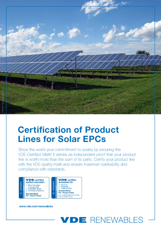 Certification of Solar EPCs