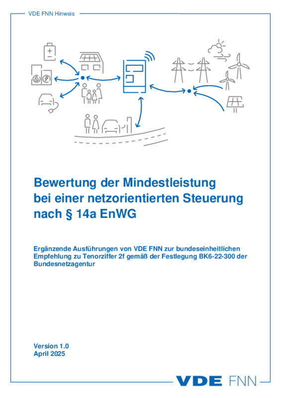 VDE FNN Hinweis_Bewertung der Mindestleistung_2025-04